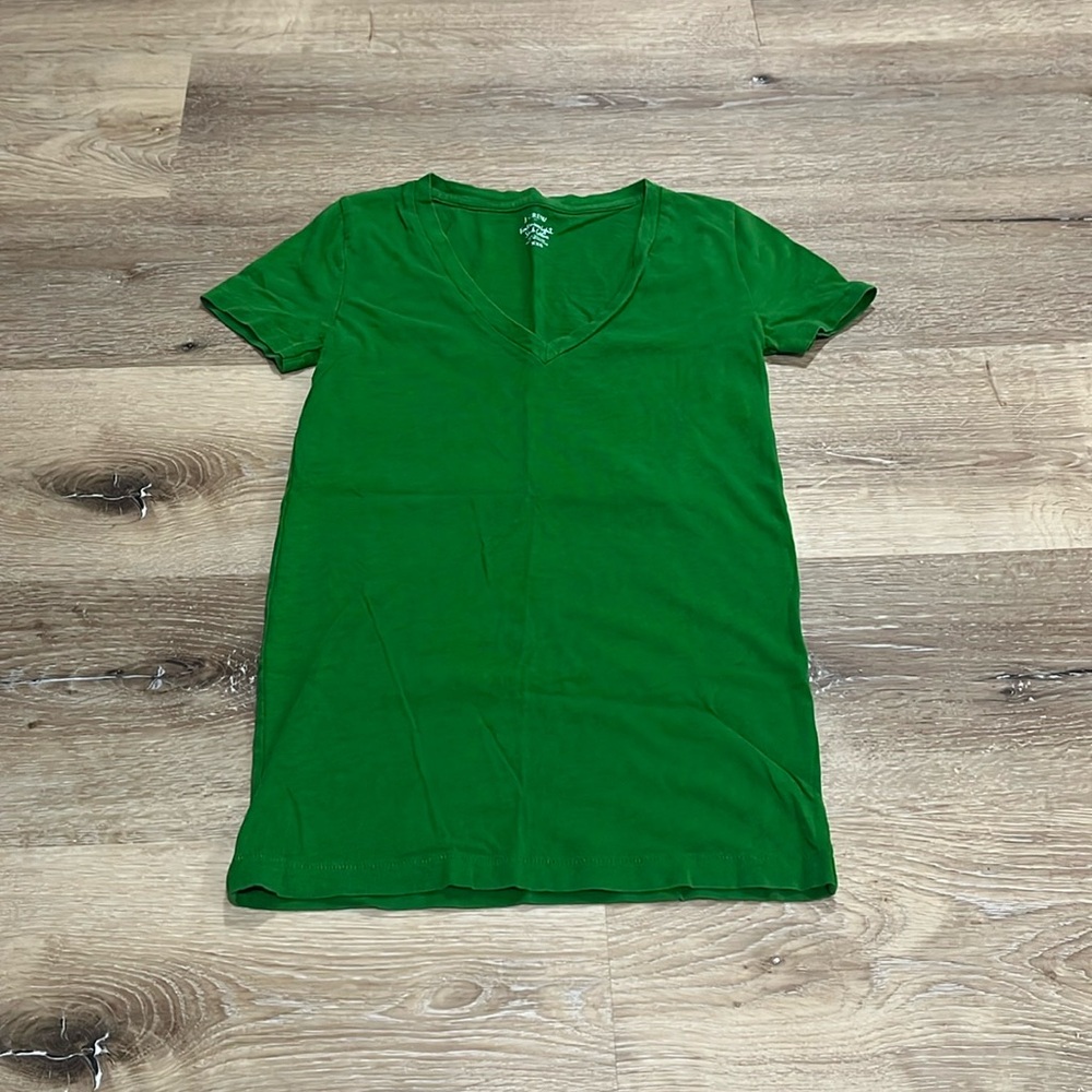 J Crew featherweight slub cotton tee - size XXS